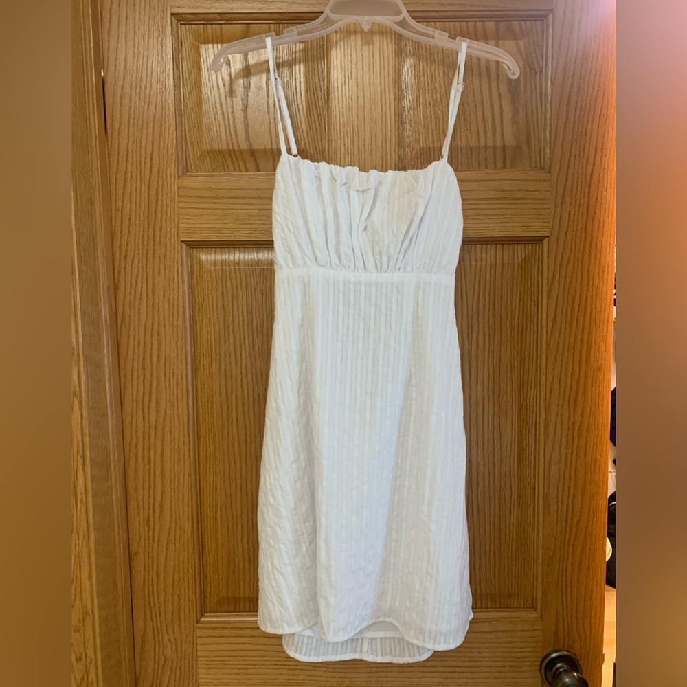 NWT MINKPINK HEART STRINGS MINI DRESS WHITE
